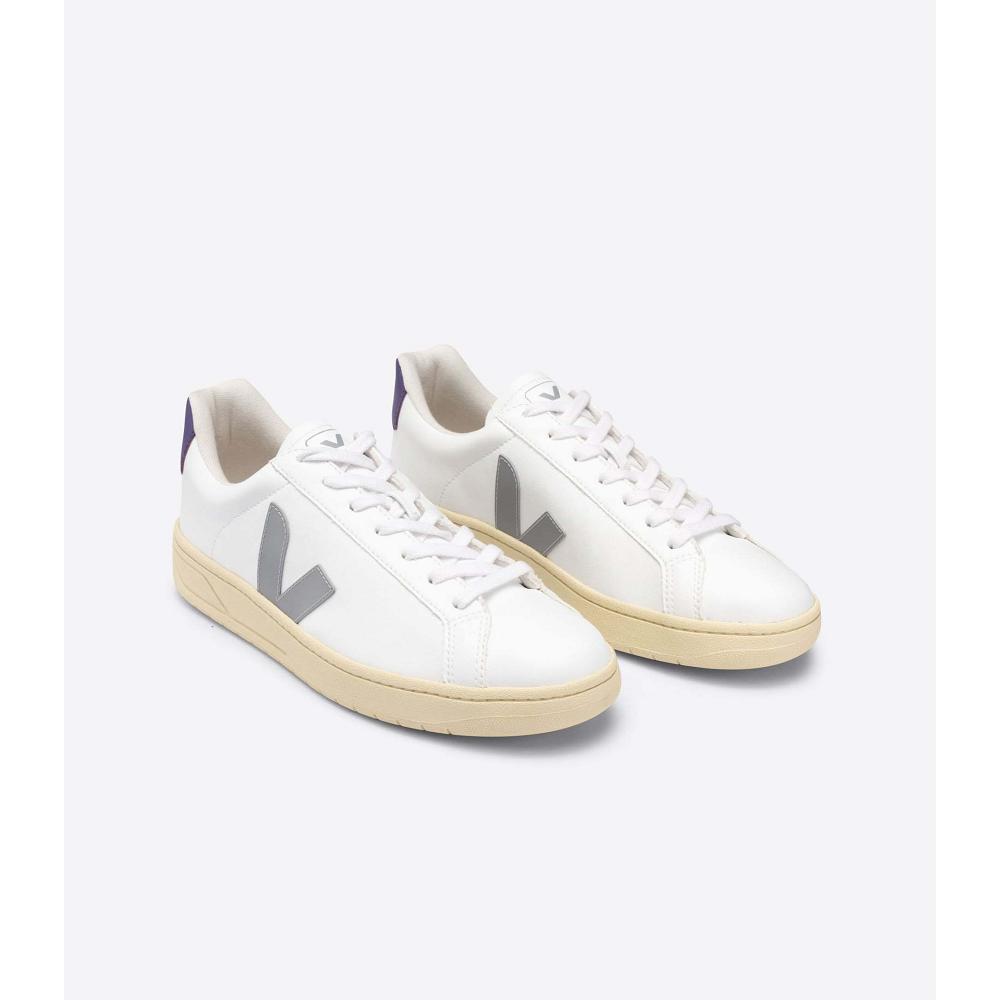 Veja URCA CWL Cipő Női White/Grey/Purple | HU 568JPQ